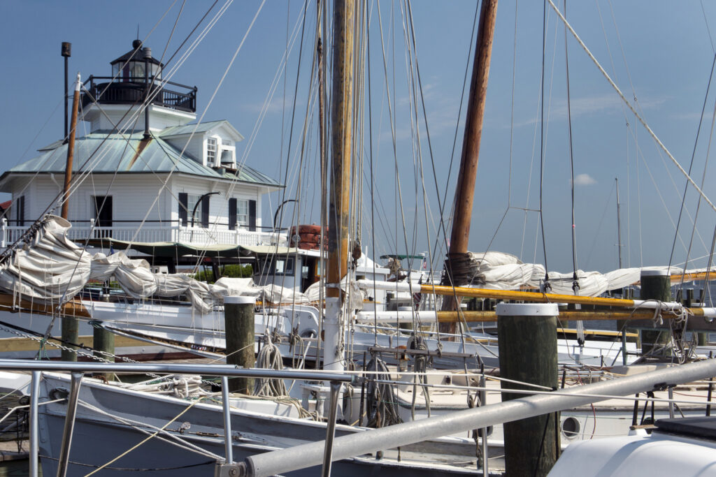 The Hooper Strait Lighthouse.